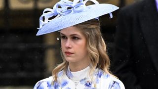 Lady Louise Windsor attends the Coronation of King Charles III and Queen Camilla at Westminster Abbey