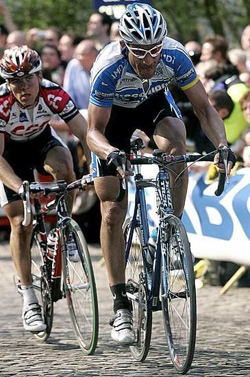 CSC riders were in the thick of it