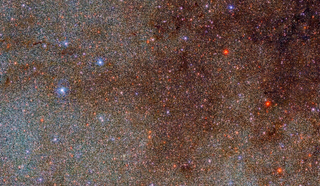 This image shows just a tiny portion of a new survey of the Milky Way, conducted by the Dark Energy Camera in Chile, that revealed an incredible 3.32 billion objects. 
