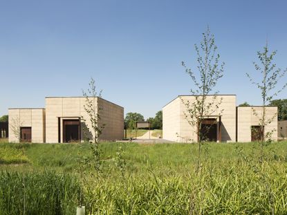 Bushey Cemetery designed by Waugh Thistleton Architects has been nominated for the RIBA Stirling Prize 2018