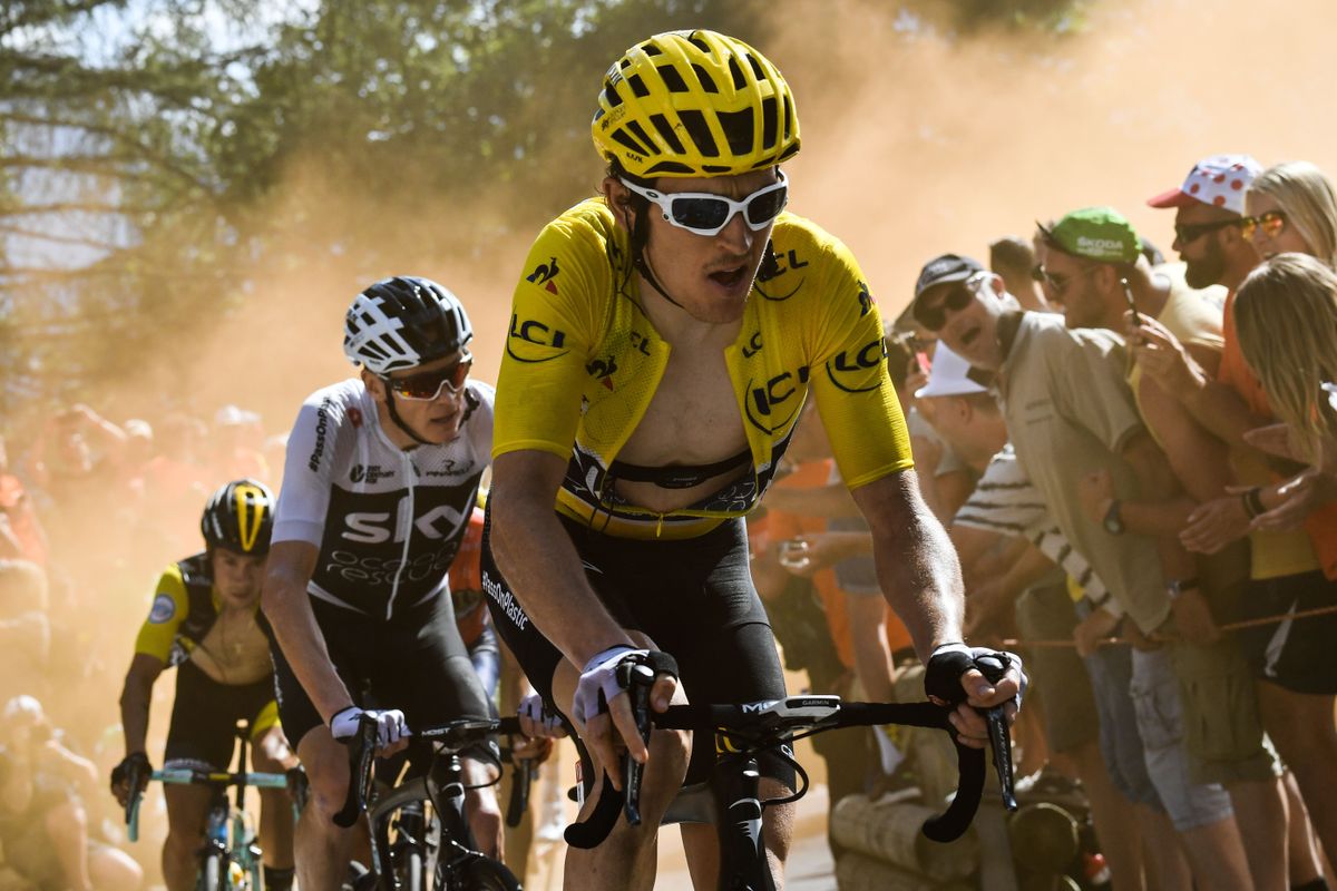 Tour de France 2018: Geraint Thomas wins on Alpe d'Huez to keep the yellow  jersey