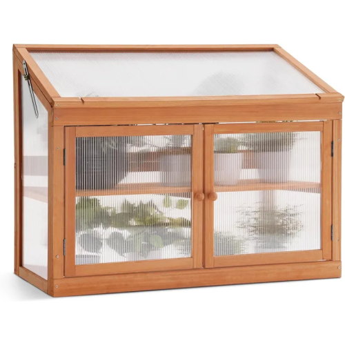 2-Tier Wooden Cold Frame