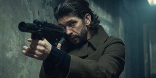 Black Doves is a British thriller on Netflix with Ben Whishaw (first look above) playing an assassin.