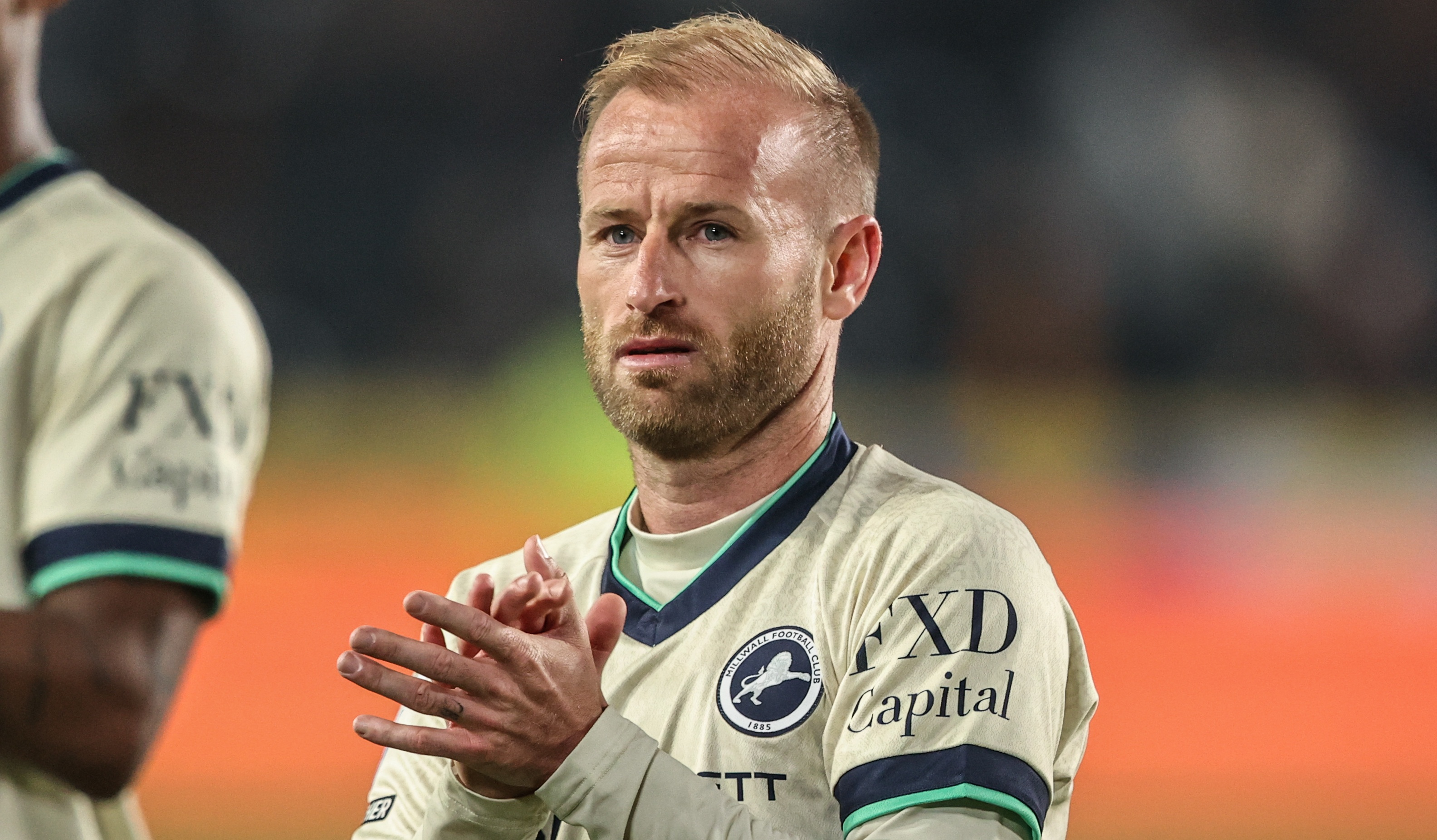 Millwall midfielder Barry Bannan at the end of the Championship play-off semi-final first leg against Hull City