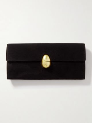 Phoenix Suede Clutch