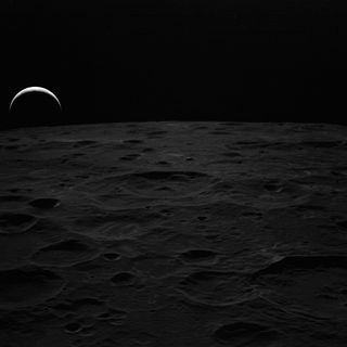 Earthrise, as soon from lunar orbit by the Apollo 14 astronauts in 1971.