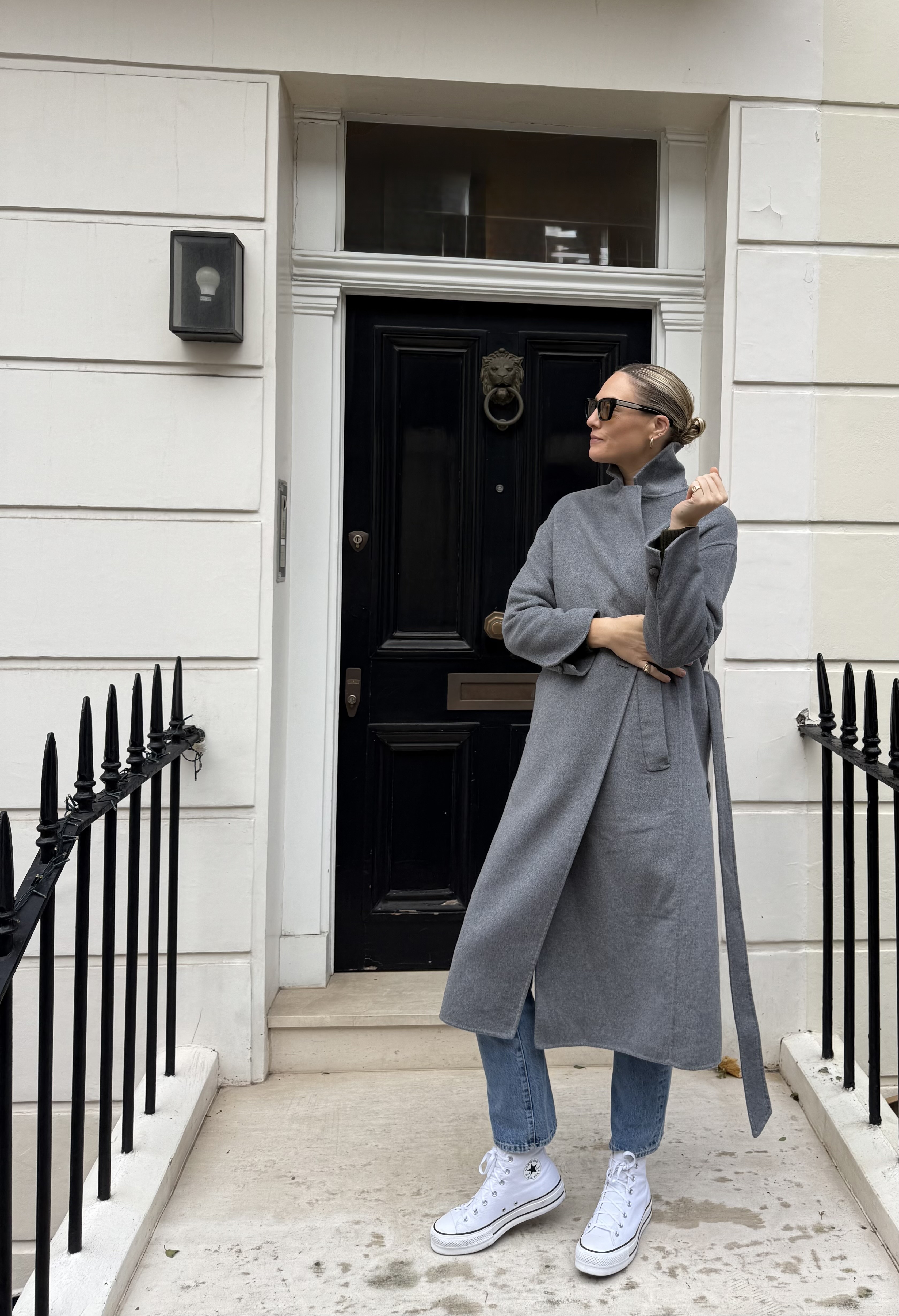 Brooke Ely Danielson wearing coats