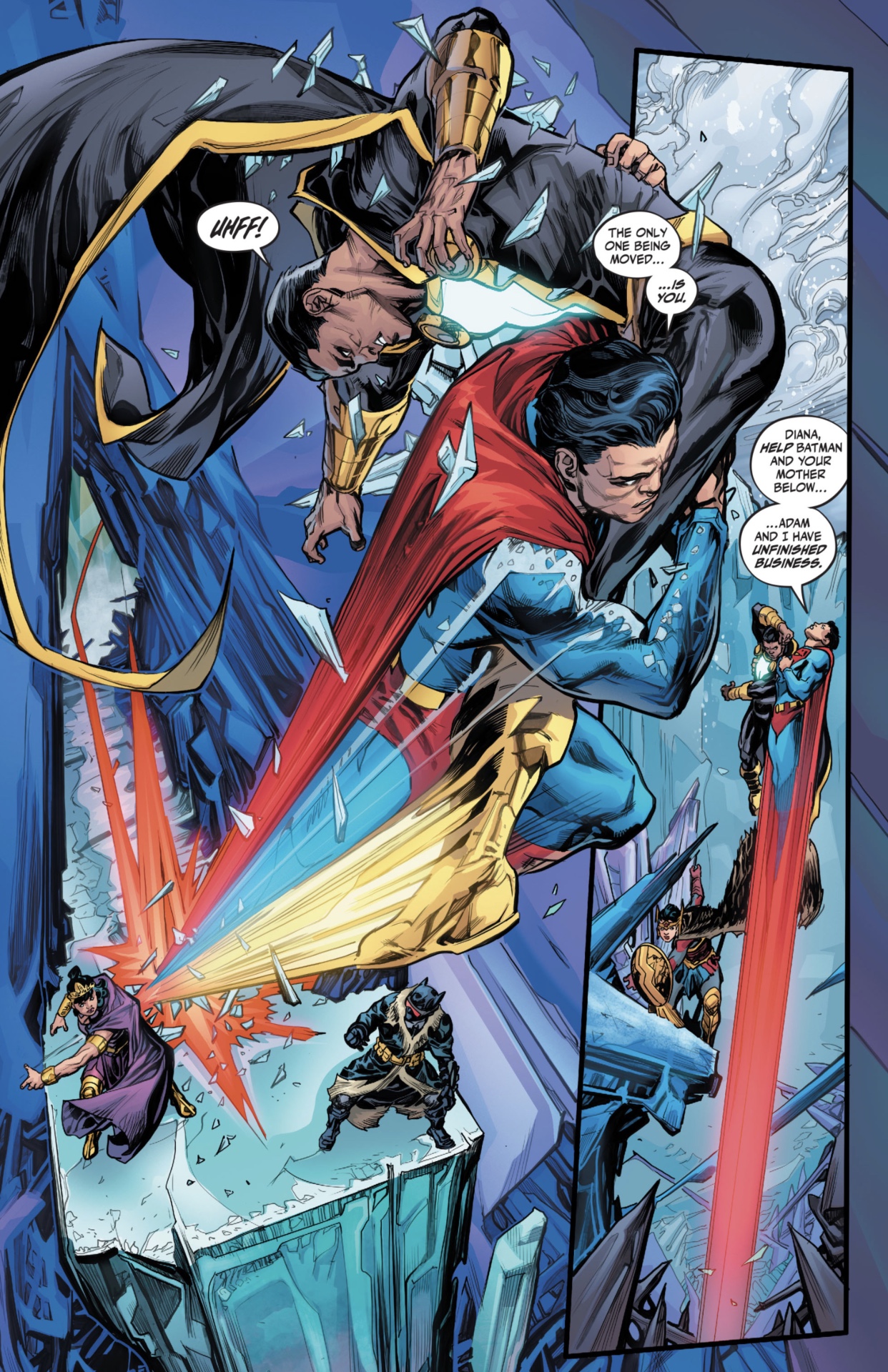 Black Adam vs Superman  Articles on