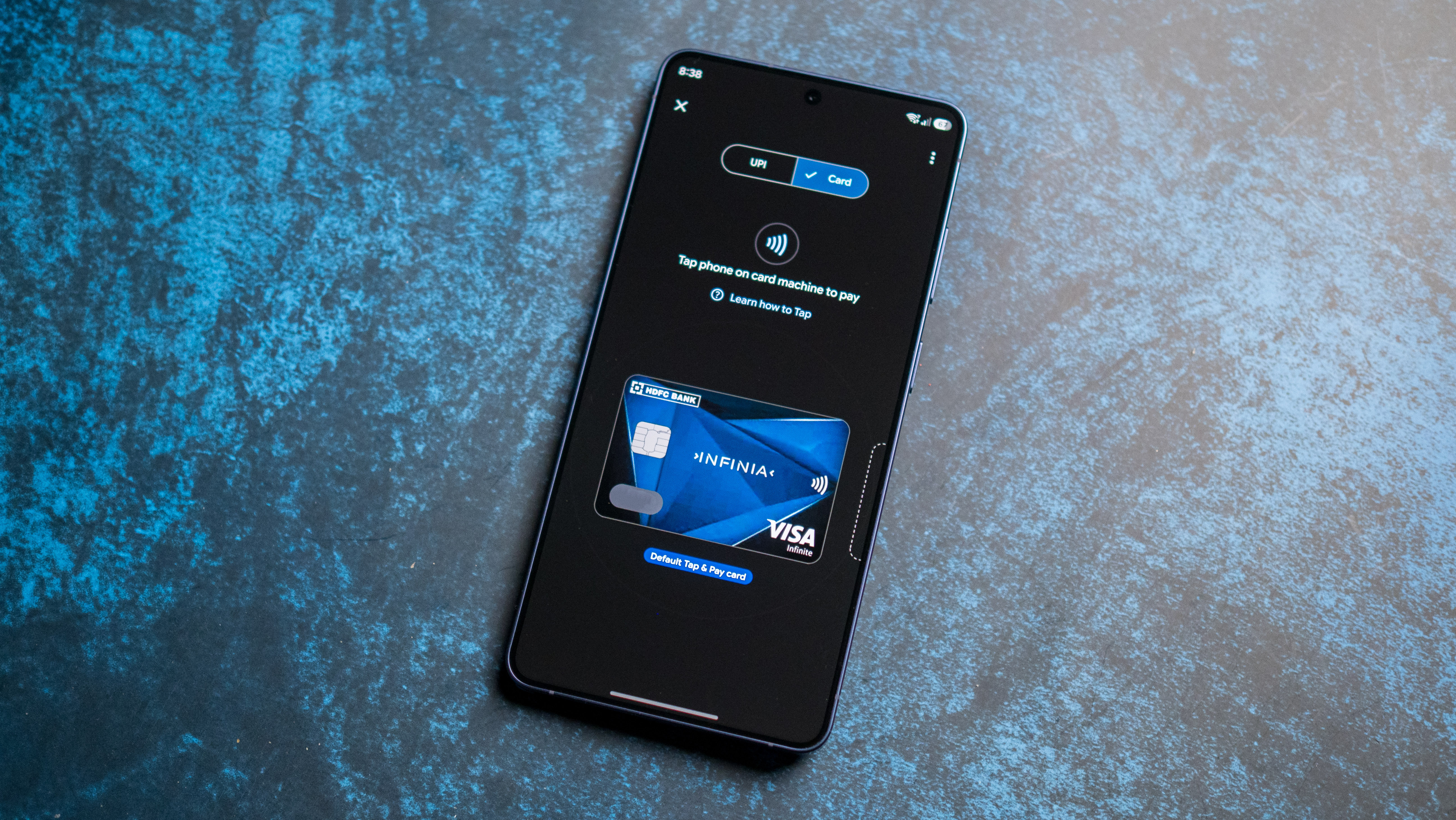 Google Pay's Tap to Pay feature with Infinia in India