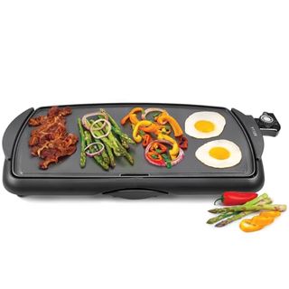 Bella Electric Griddle & Flat Grill With Nonstick Large Cooking Surface and Removable Probe for Eggs, Tortillas, Pancake and More, 10.5