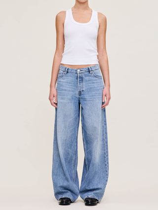 Razi Wide Barrel High Rise Jeans | Glendale - 23 / Glendale