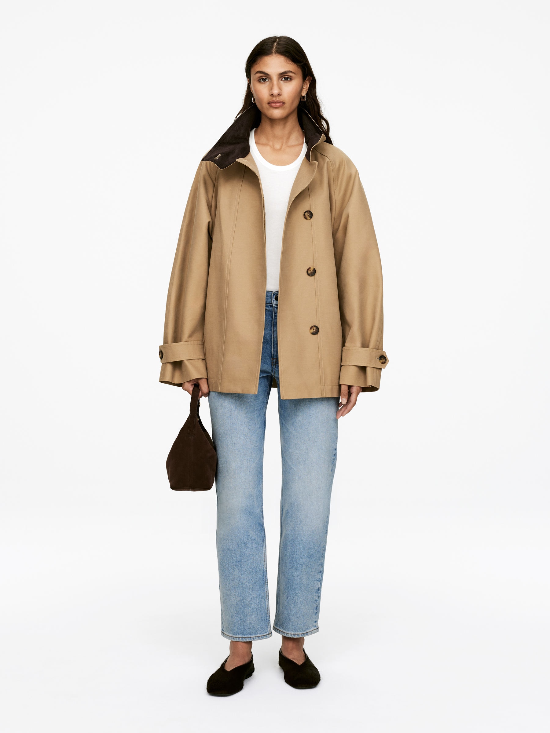 Jade Cropped Slim Jeans &amp;ndash; Blue &amp;ndash; Women &amp;ndash; Arket Gb