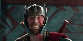 Thor grins in 'Thor: Ragnarok'