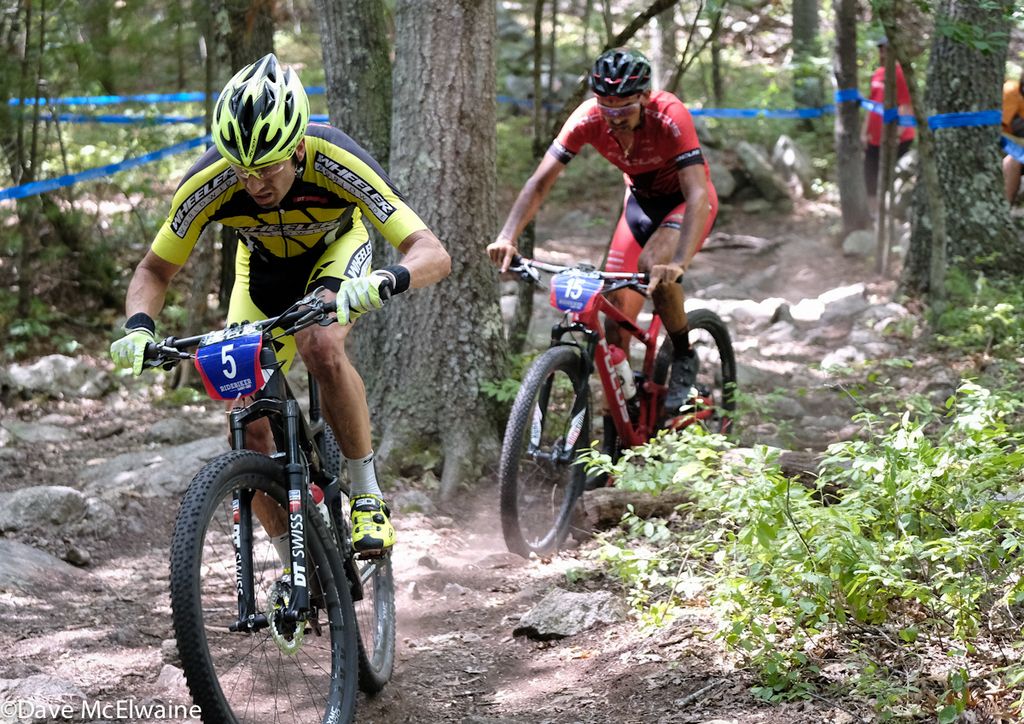 Martin Jujan (Wheeler Pro Team) snaking his way through one of the rock gardens