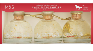 M&S Clementine Gin Liqueur Snow Globe, £12