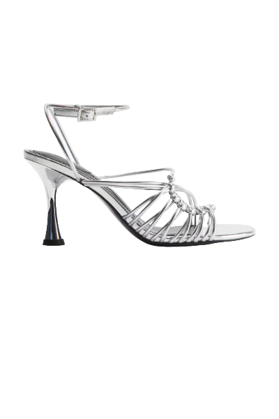 H&M, Heeled Strappy Sandals
