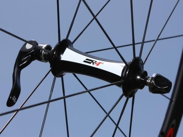 Both the front and rear hub shells sport smooth profiles and hybrid ceramic bearings