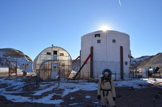 MDRS habitat in Utah, a training facility for long-duration space exploration missions.