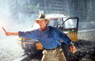 Sam Neill in the original Jurassic Park film