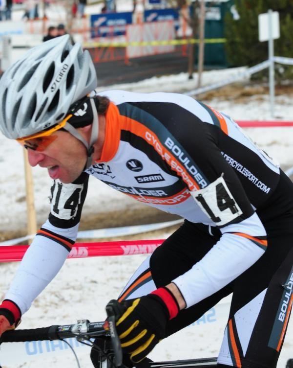 Peter Webber (Boulder Cycle Sports) kept drilling it even with a comfortable lead