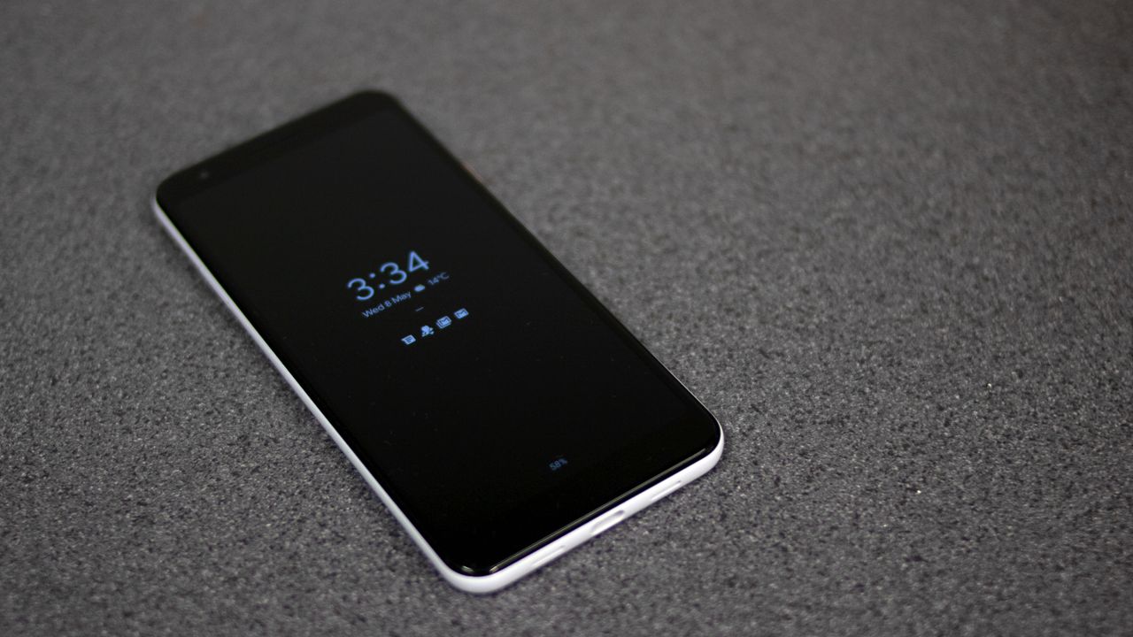 Google Pixel 3a always on screen