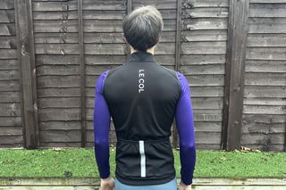 Rear view of Le Col All Weather Gilet