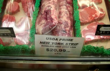U.S. beef prices are at a 27-year-high