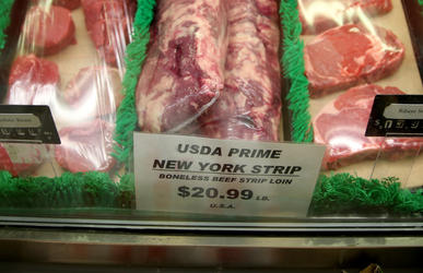 U.S. beef prices are at a 27-year-high