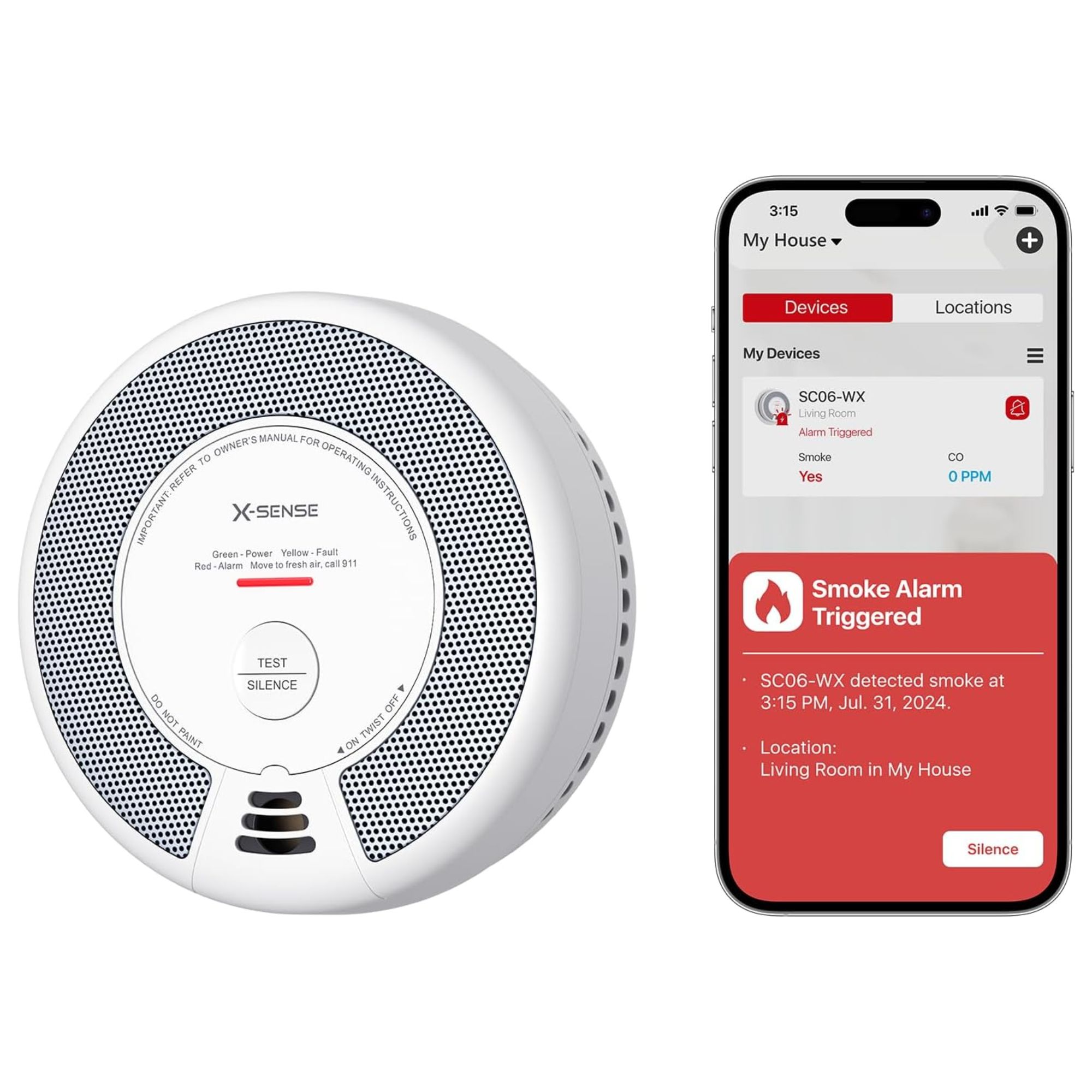 X-Sense Smart Smoke Detector