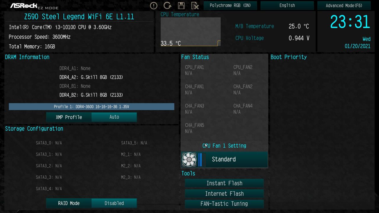 ASRock Z590 Steel Legend Wi-Fi