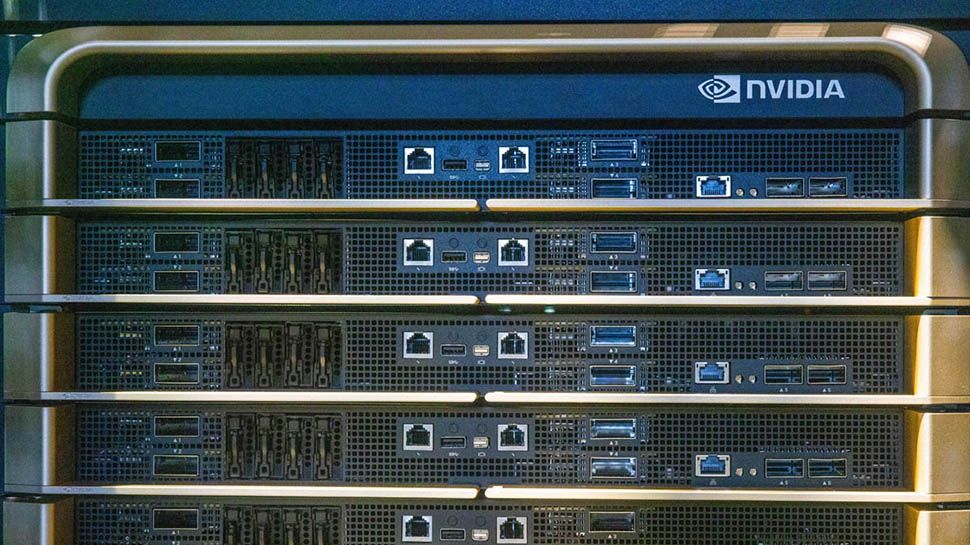 This is what Nvidia’s Exaflop supercomputer-in-a-rack looks like — the DGX GB200 NVL72 tower most likely uses 48V, 2.5kA to deliver a staggering 1,440 petaflops, could cost millions