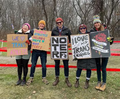 Trans advocates as the 2022 USA Cycling National Cyclocross Championships