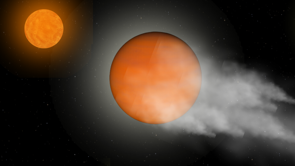 Young 'cotton candy' exoplanet the size of Jupiter may be shrinking ...