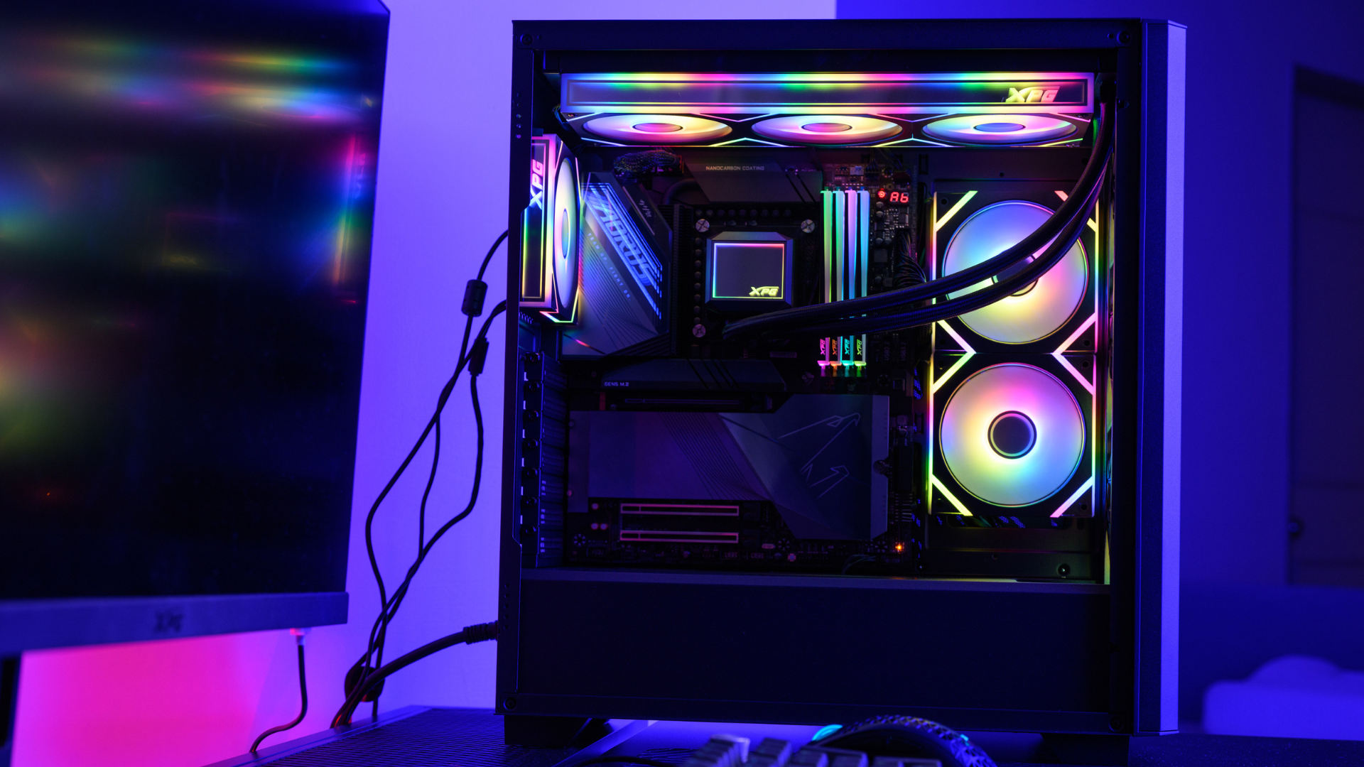 A gaming PC powered by Adata components