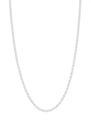 Naomi Rhodium-Plated 
Cubic Zirconia Long Tennis Necklace/24