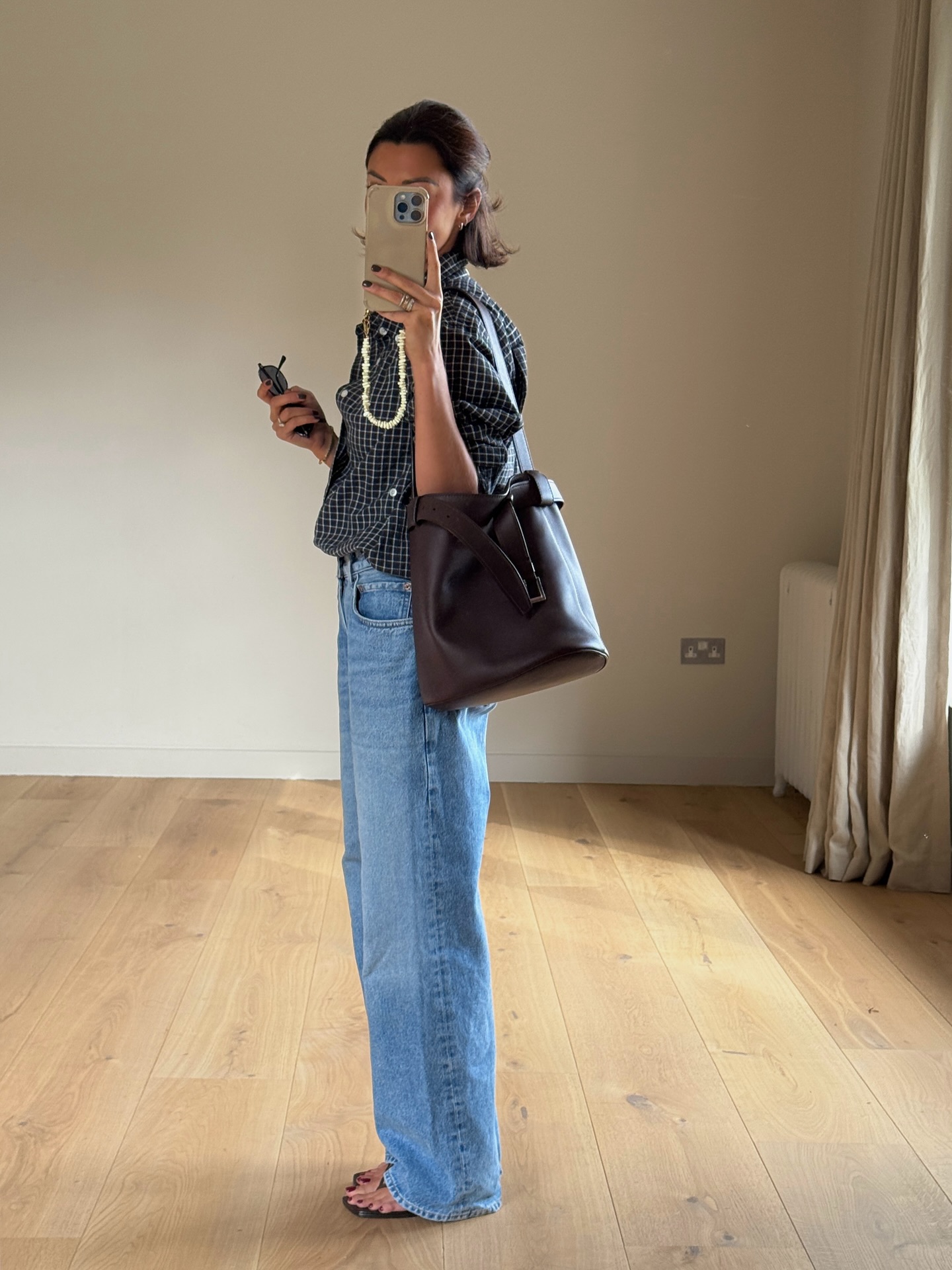 Marianne Smyth wears with Prada Buckle Belt Bag