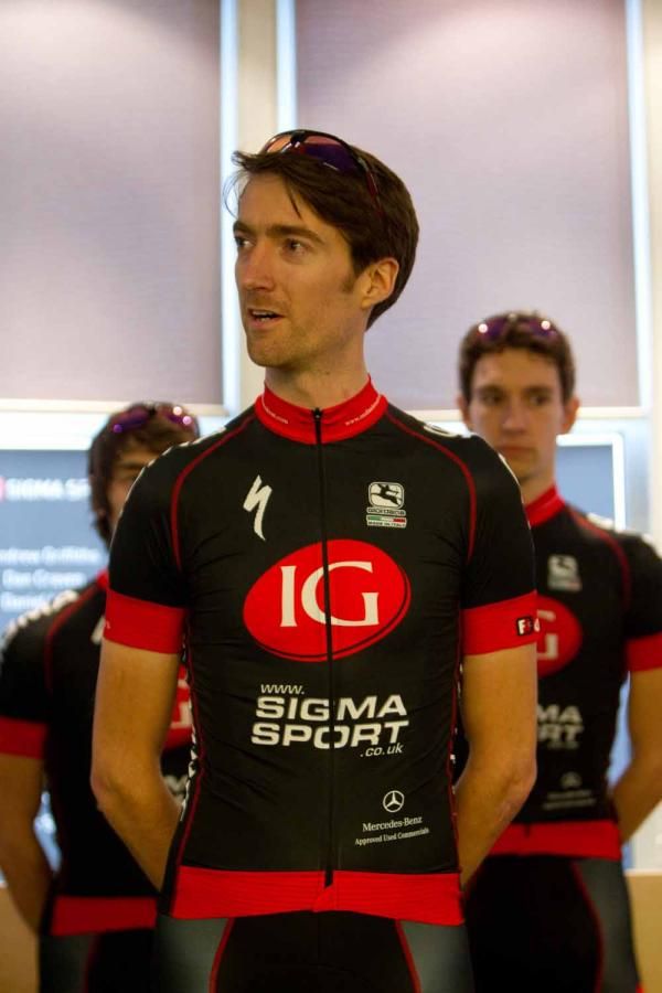 Dan Lloyd in his new Team IG - Sigma Sport kit