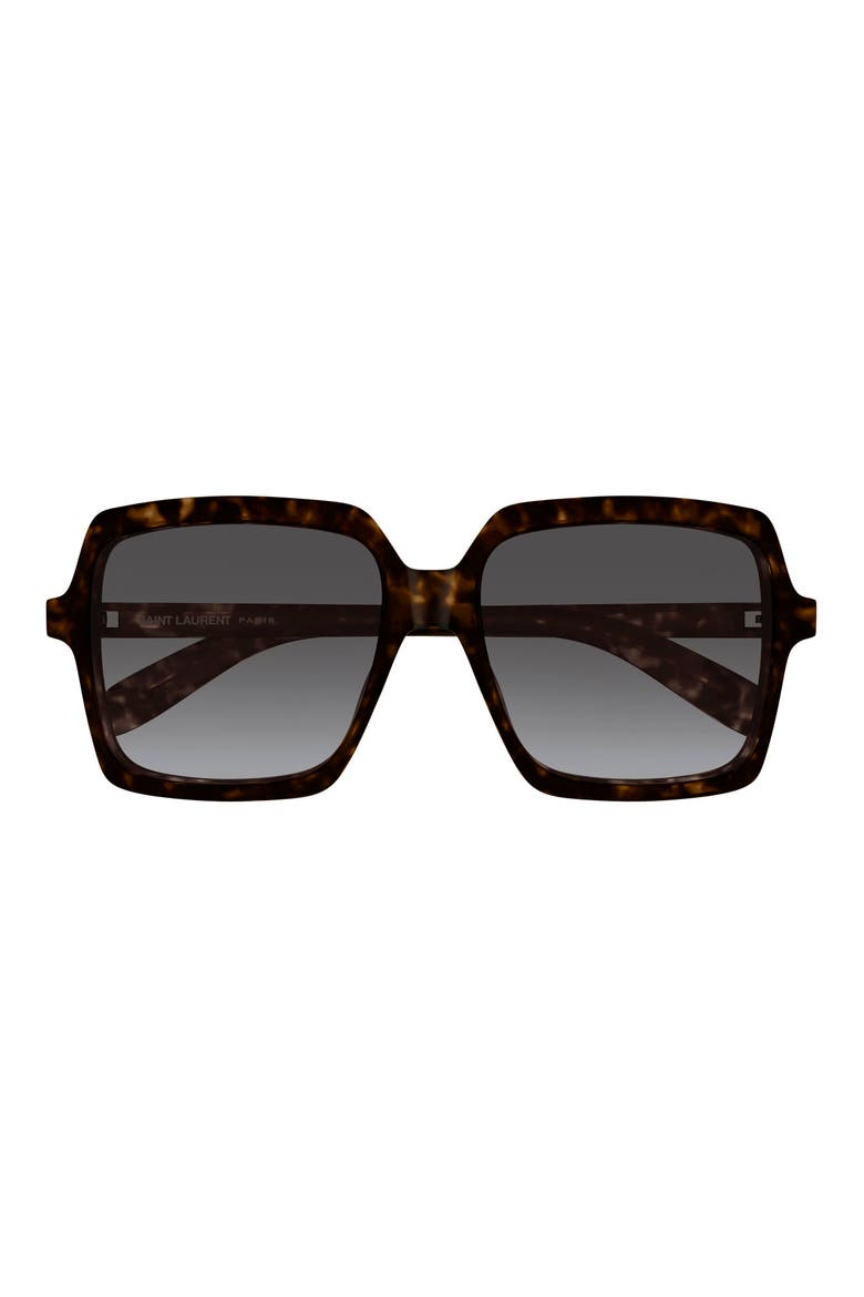 56mm Gradient Square Sunglasses