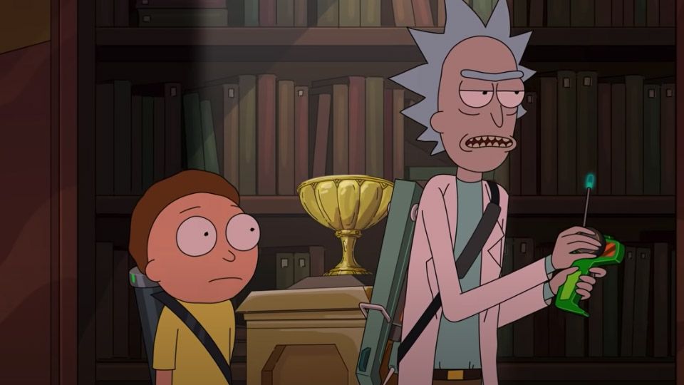 Rick and Morty in the latest episode.