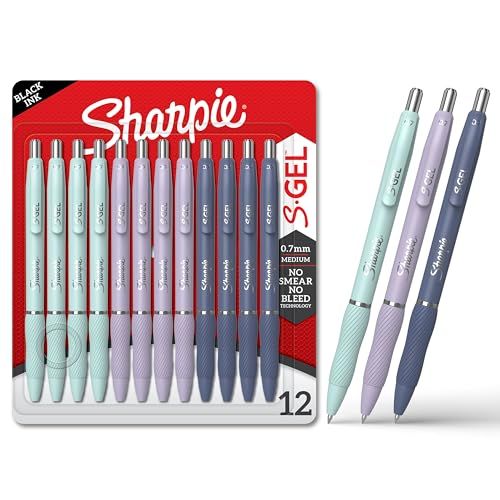 12-Pack Sharpie S-Gel Pens | Black Ink