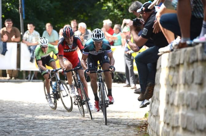 Sylvain Chavanel (Omega Pharma QuickStep) was active and on the front foot