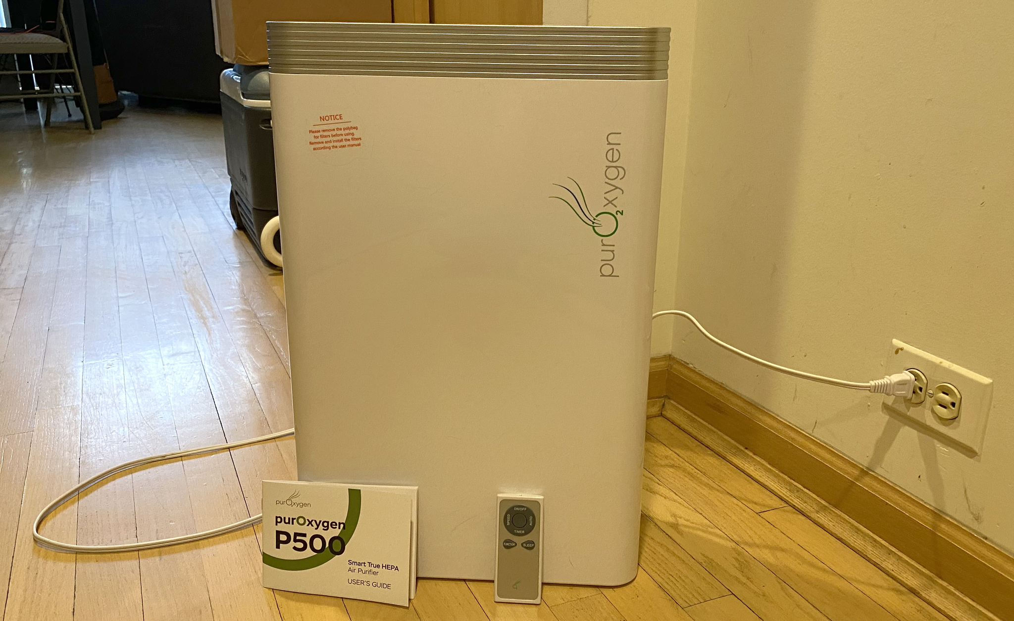 Puro2xygen Air Filter With Manual
