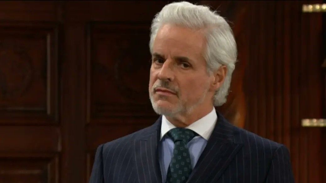 Christian LeBlanc as Michael frowning in The Young and the Restless