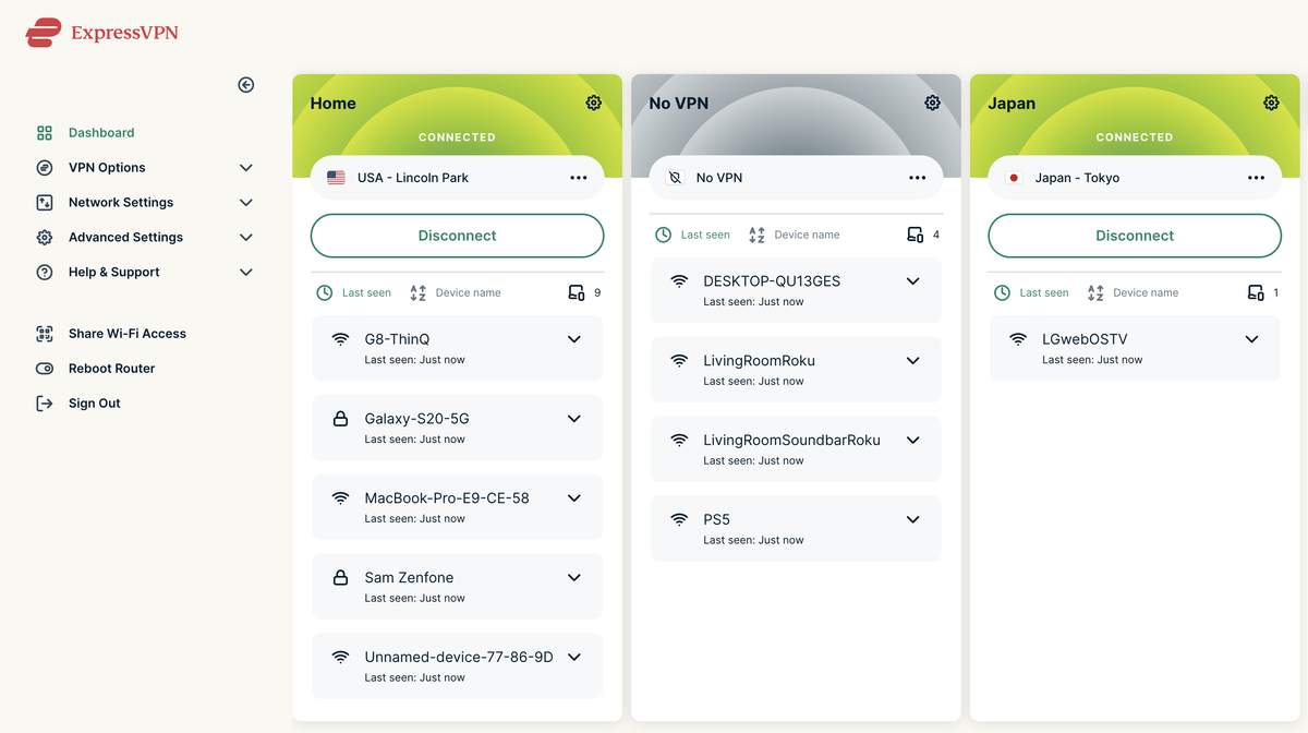 ExpressVPN Aircove web browser software