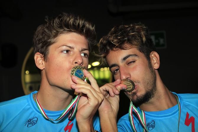 Jakob Fuglsang and Fabio Aru pleased with their prizes