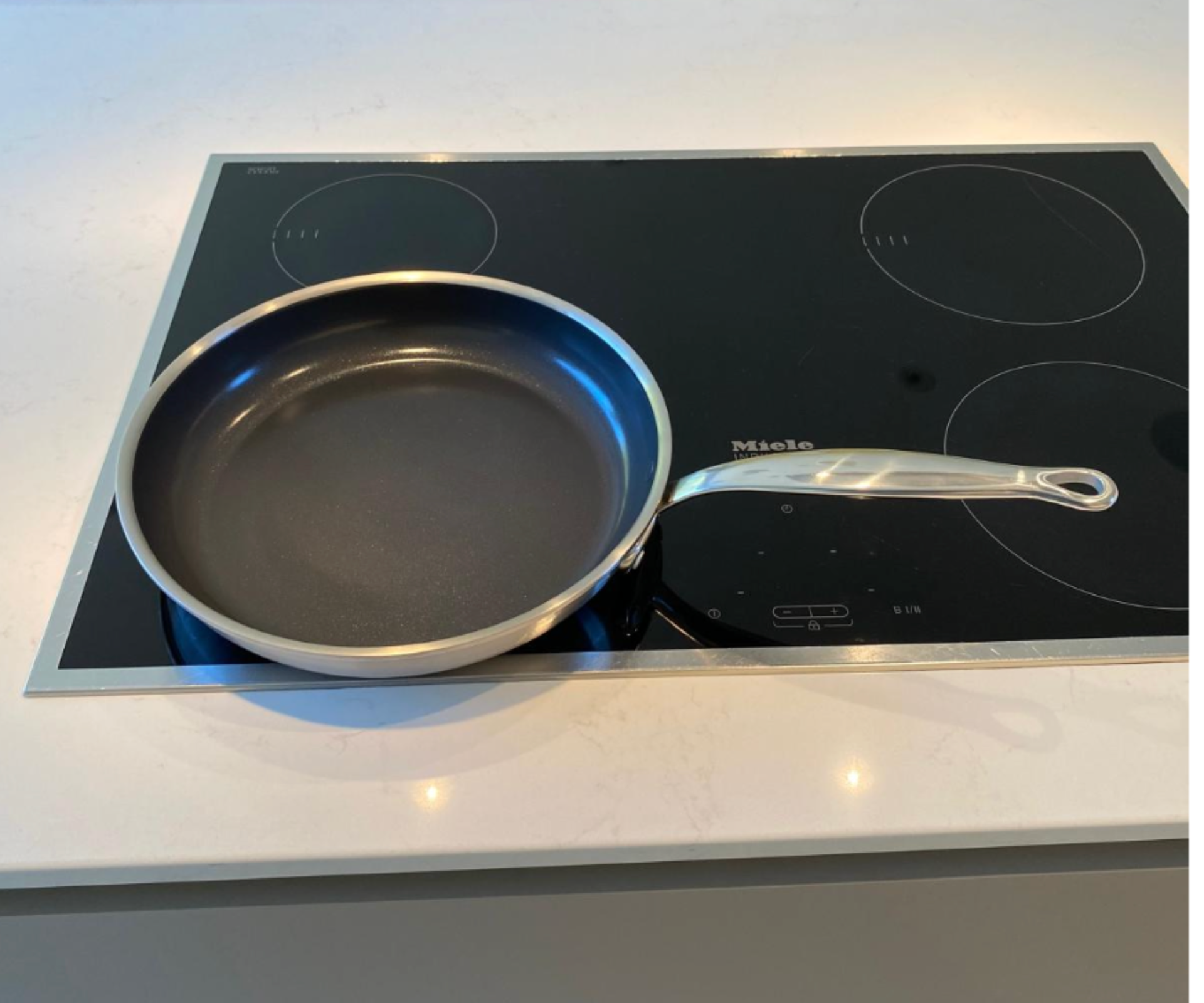 GreenPan Premiere Ceramic Non-Stick Fry Pan on my induction hob