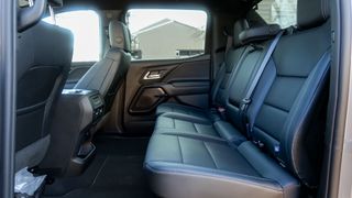 2025 Chevrolet Silverado EV rear seats.