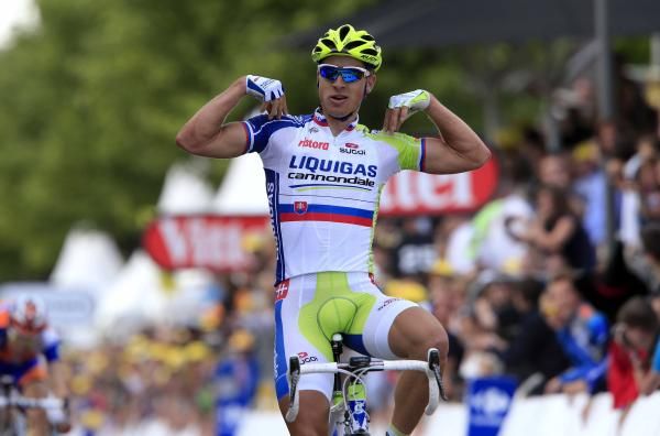 Much was expected of Peter Sagan (Liquigas-Cannondale) and he duly delivered.