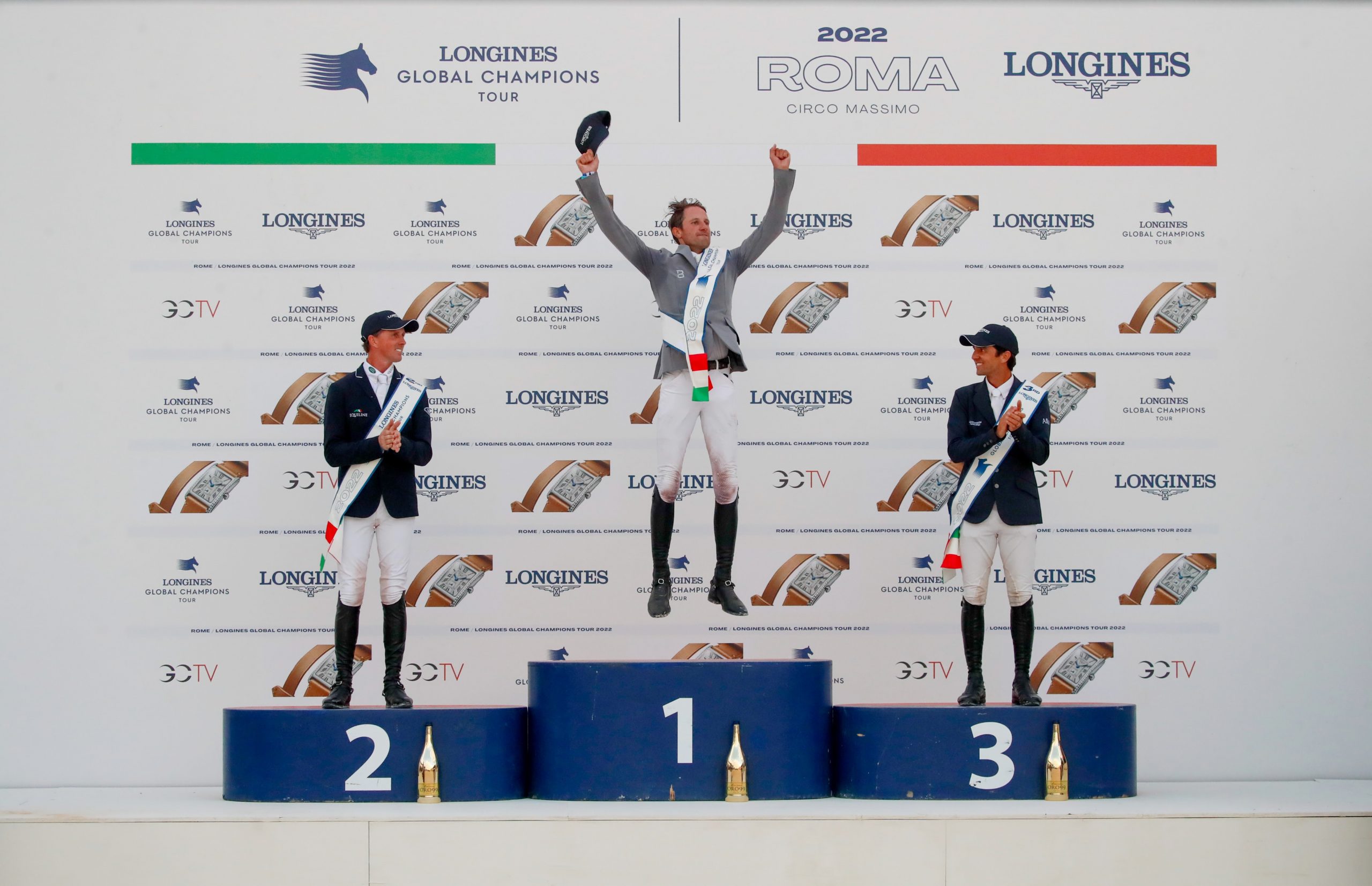 Showjumping results: Christian Kukuk, Ben Maher and Marlon Zanotelli on the LGCT podium in Rome