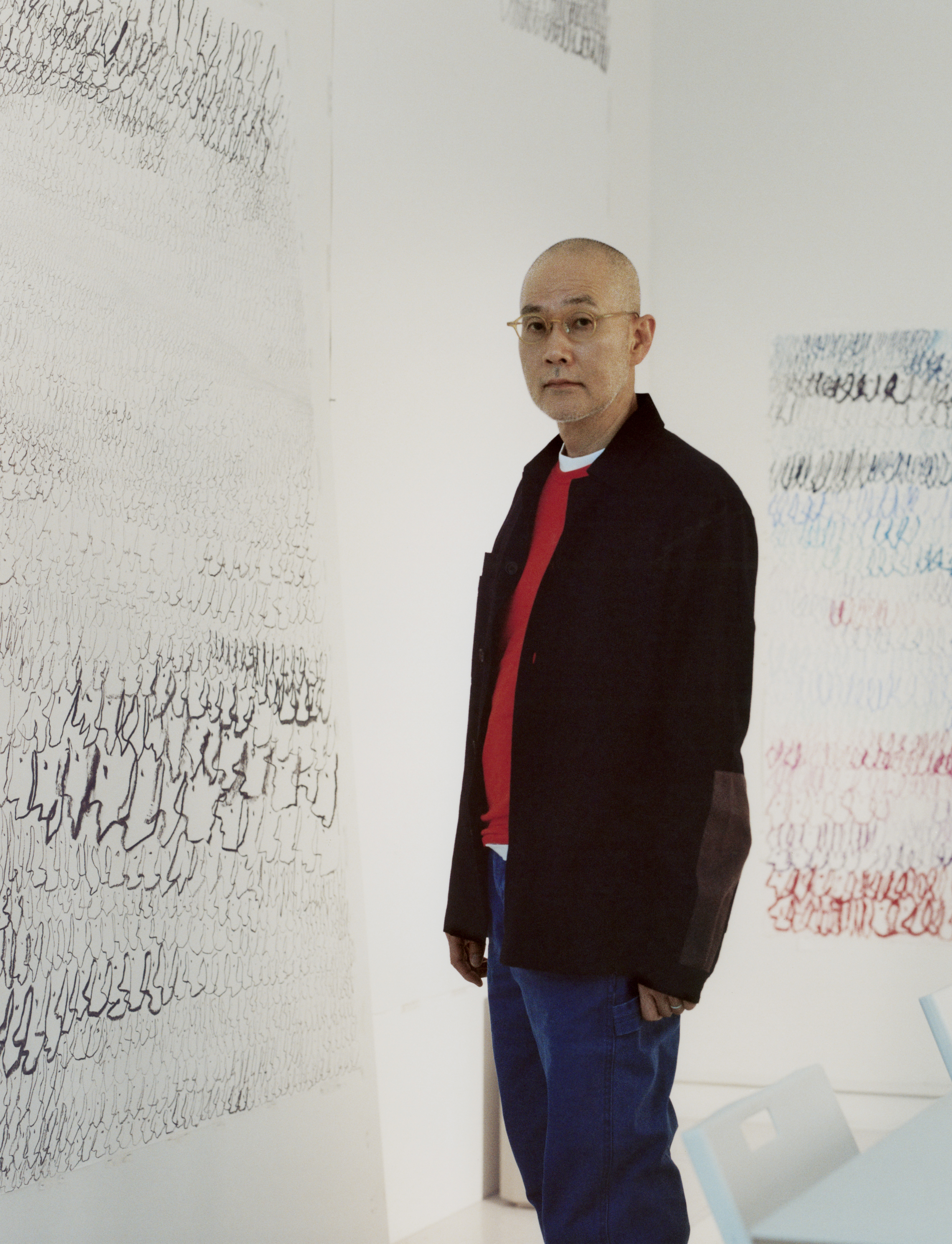 man in studio